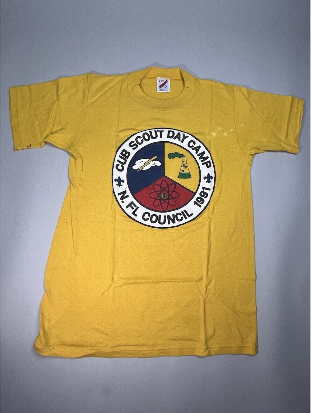 Cub Scout Day Camp N. Florida Council Small 34-36 Shirt 1991